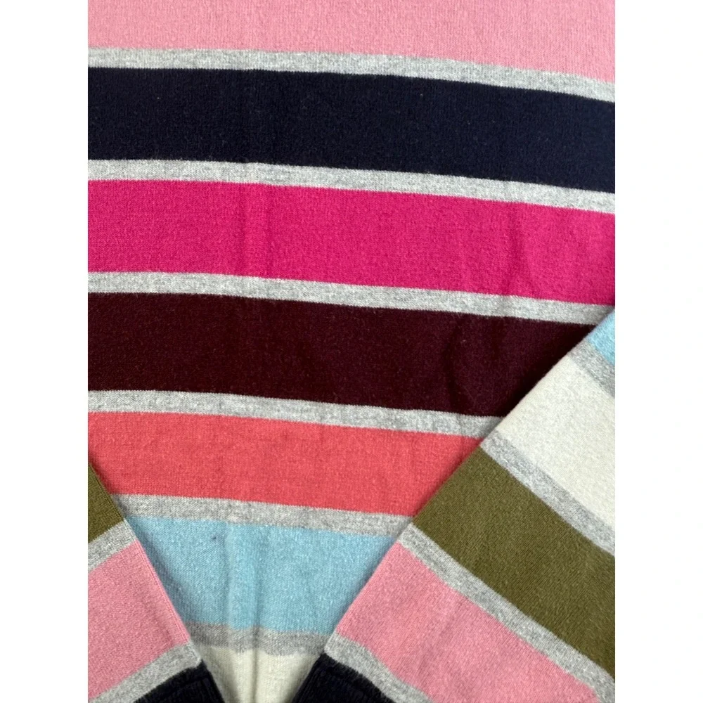 Talbots Striped Sweater Colorful Knit Long‎ Sleeve Crew Neck Classic Womens
